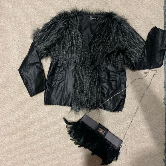QIYE Jackets & Blazers - Jacket fur collar